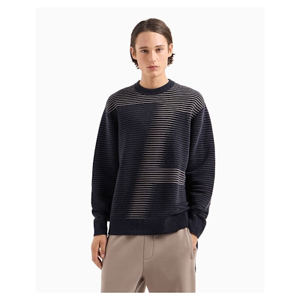 Armani Exchange 6dzm2p_zm4pz Trøje Blå 2XL Mand