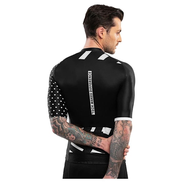 Siroko Kortærmet Jersey M2 Finisher Sort XS Mand