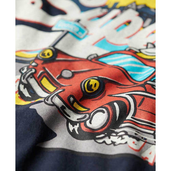 Superdry La Vl Graphic T-shirt Med Korta ärmar Svart 2XL Man