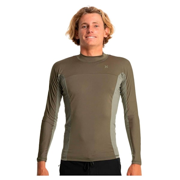 Hurley Långärmad Surf T-shirt Chnnl Crssng Pddl Sries Grönt S