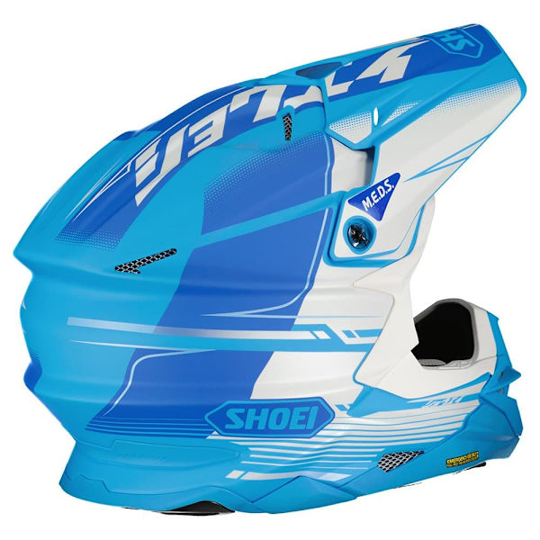 Shoei Motocross Kypärä Vfx-wr Zinger Tc2 Sininen S