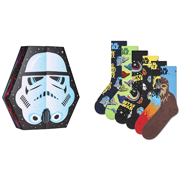 Happy Socks Star Wars Gift Set Strumpor 6 Par Flerfärgad EU 36-40 Man