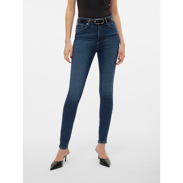 Vero Moda Sophia Skinny Ri390 Højtaljede Jeans Blå M / 30 Kvinde