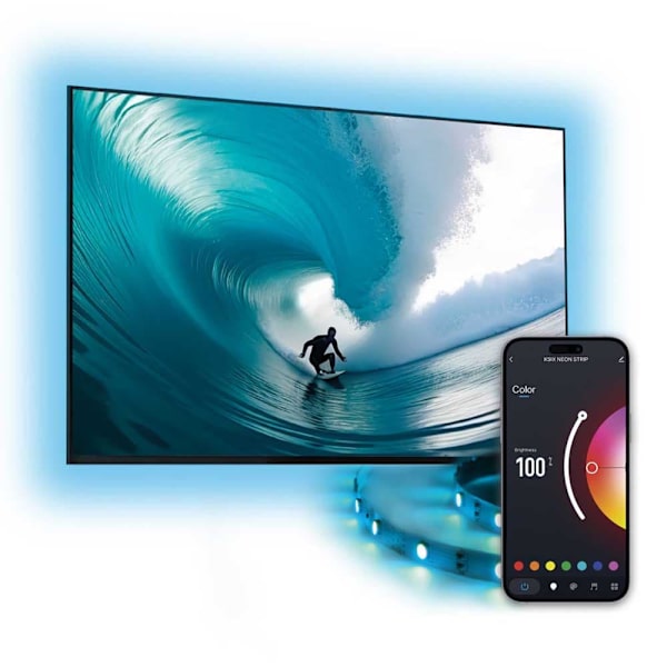 Ksix Wifi Rgb 2 M Led-valonauha
