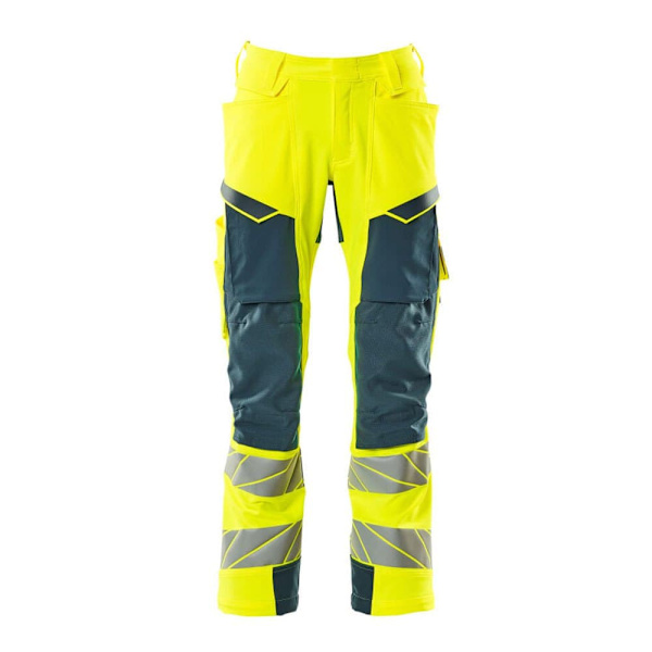 Mascot Store Bukser Med Knæpudelommer Accelerate Safe 19079 Gul 48 / 35