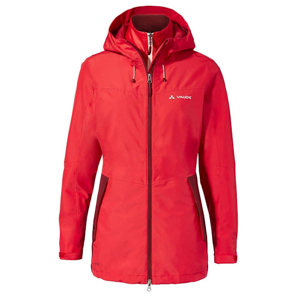 Vaude Hupullinen Takki Valsorda 3 In 1 Oranssi 34 Nainen