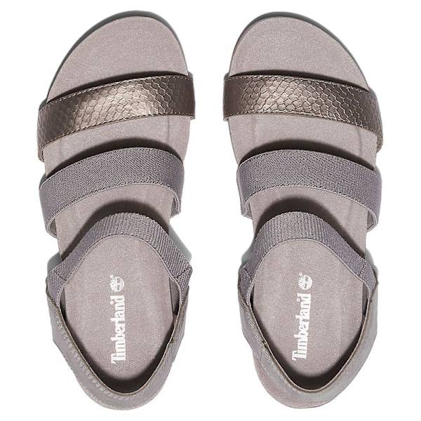 Timberland Malibu Waves 3 Bands Sandaler Grå EU 39 1/2 Kvinna