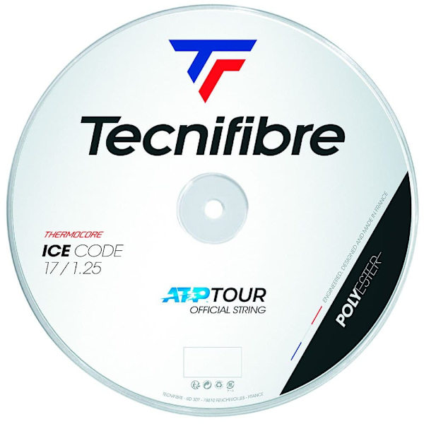 Tecnifibre Tennisrullsnöre Ice Code 200 M Vit 1.30 mm