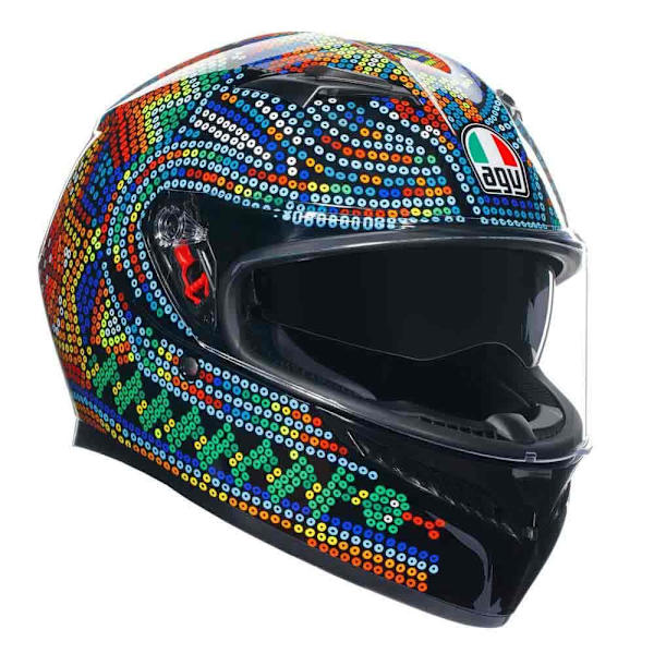 Agv Fullt Ansikte Hjälm K3 E2206 Mplk Flerfärgad L