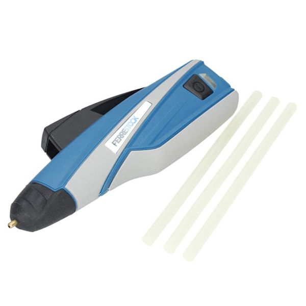 Ferrestock Silikonepistol Med Batteri Fskptf003 10w Blå One Size / EU Plug