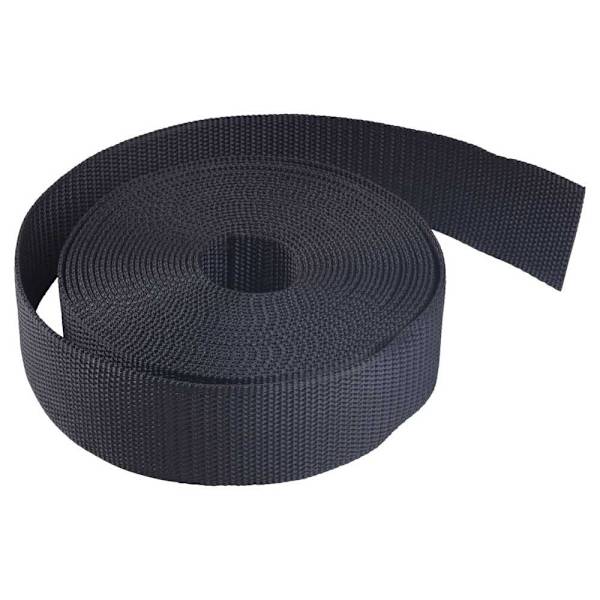 Oms Nylon Webbing Medium Stiffness 2´´ 7.6 M Musta
