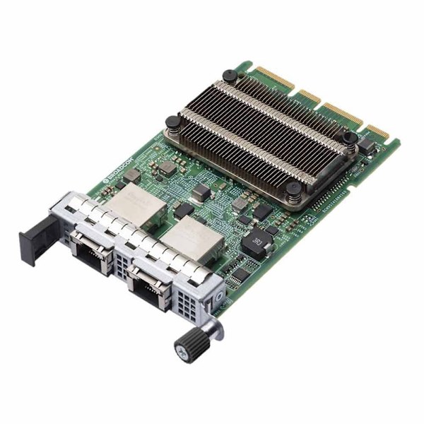 Broadcom Pci-e Nätverkskort Till Ethernet Netxtreme N210tp Ocp 3.0 Silver Grön
