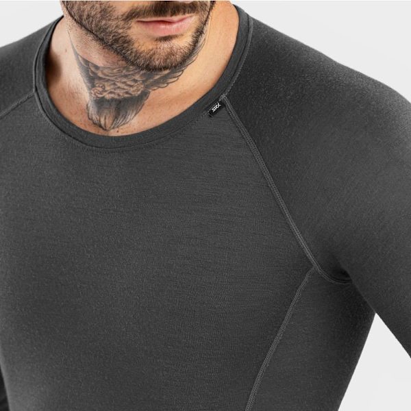 Siroko Pitkähihainen Pohjakerros Srx Compact Harmaa 2XL-3XL Mies