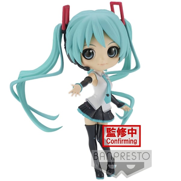 Bandai V Hatsune Miku 4x Stil Qposket Figur Blå