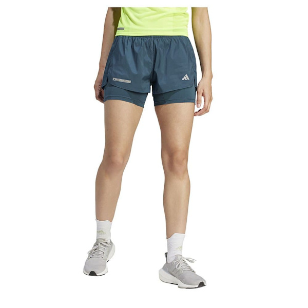 Adidas Shorts Ultimate 2 In 1 Blå XS Kvinna