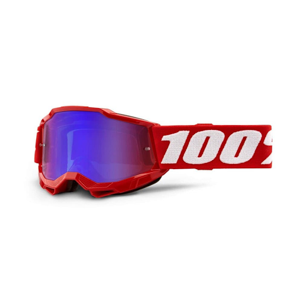 100percent Spegelglasögon Ungdom Accuri 2 Röd Mirror Red Blue/CAT2