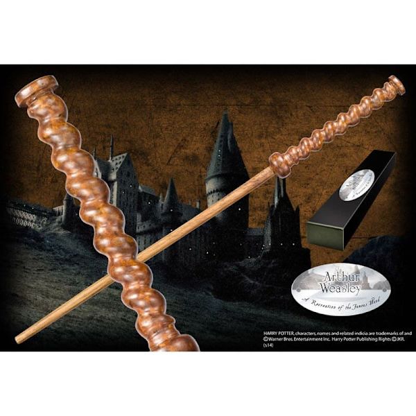 Noble Collection Arthur Weasleyn Taikasauva Ruskea