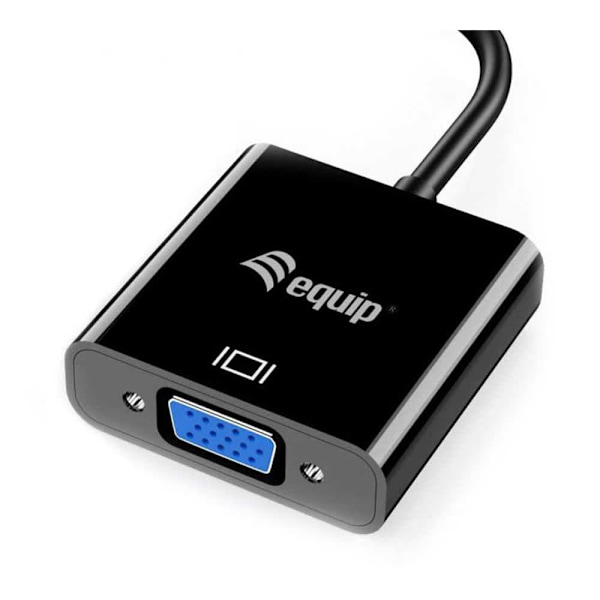 Equip 133384 Usb 3.0 Til Vga M/f Adapter Sort