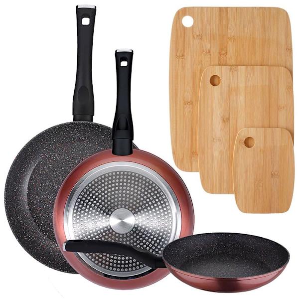 San Ignacio Set Med Kokkärl Ø20/24-28 6 Enheter Silver