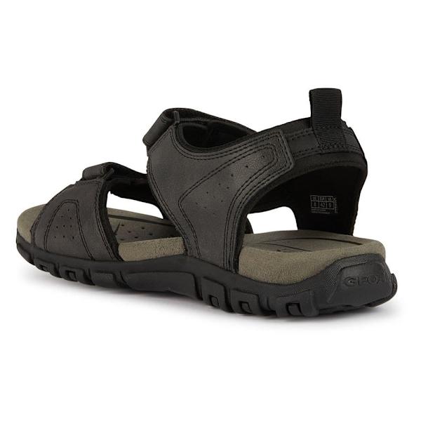 Geox Sandaler U4524b000me Strada Sort EU 43 Mand
