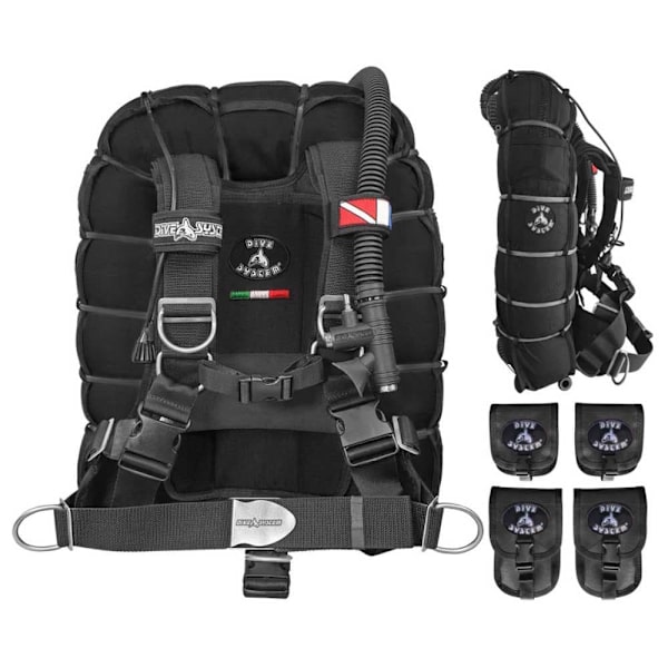 Dive System Vest Fly Tech Sort XL
