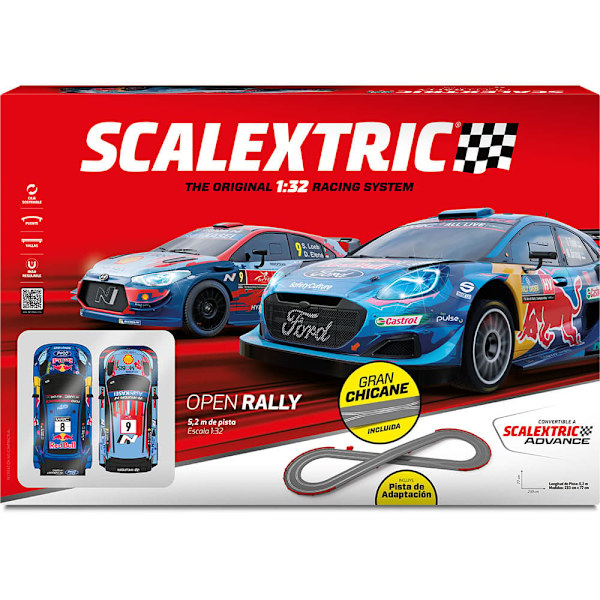 Scalextric Open Rally Set Bil