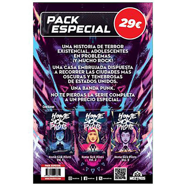 Moztros Producciones Pack Especial Home Sick Pilots Sarjakuva Espanja