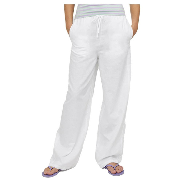 Jack & Jones Flora Linen Blend Jjxx Housut Valkoinen XS Nainen