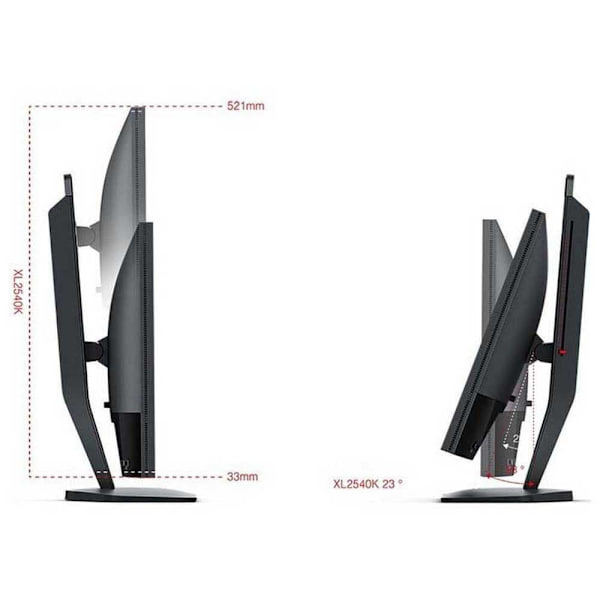 Benq Gaming Monitor Zowie Xl2540k 24.5´´ Fhd Lcd 240hz Sort One Size / EU Plug