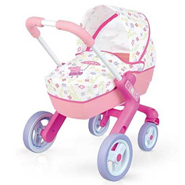 Smoby Peppa Pig Cochecito Pop Pram Flerfärgad