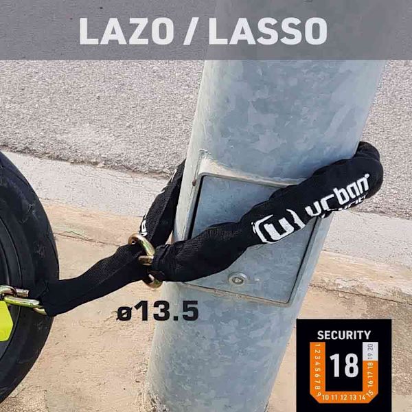 Urban Security U-lås Mini Ur59 Gul
