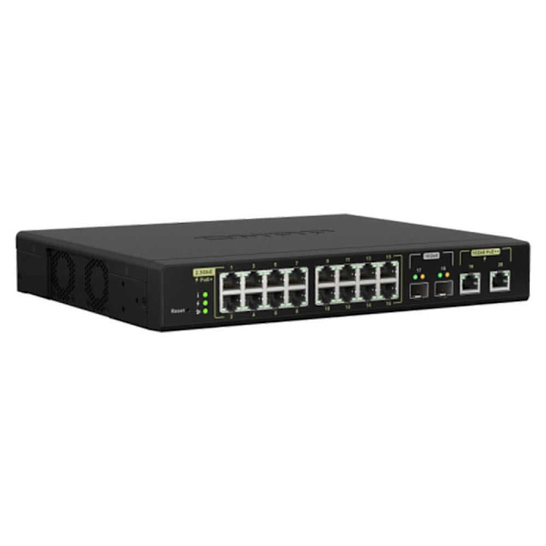 Qnap Kontakt Qsw-m2116p-2t2s L2 Poe Sort