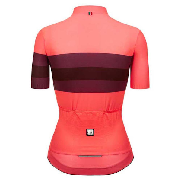 Santini Eco Sleek Bengal Kortärmad Tröja Orange 2XL Kvinna