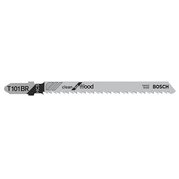 Bosch Professional Sticksågsblad T 101 Br Clean Wood 25 Enheter Silver