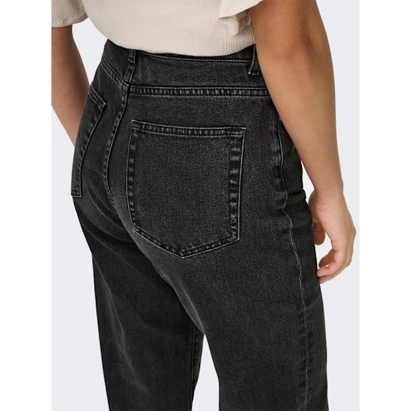 Only Silje Ex Str Wide Dot854 Højtaljede Jeans  30 / 34 Kvinde