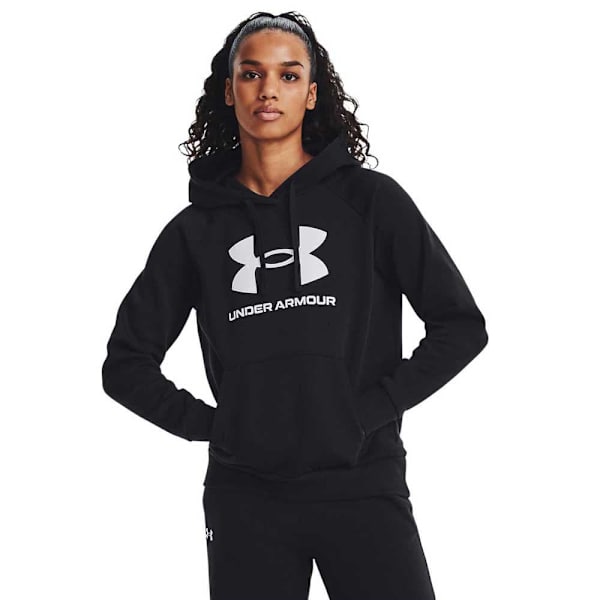 Under Armour Hættetrøje Rival Fleece Big Logo Sort S Kvinde