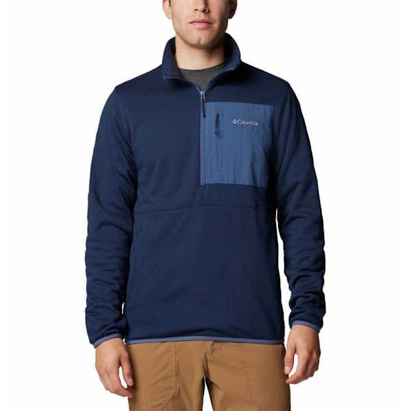 Columbia Hike™ Ii Fleece Med Halv Dragkedja Blå S Man
