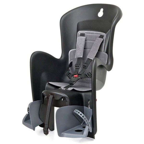 Polisport Move Bakre Barncykelstol Bilby Maxi Cfs Svart Max 22 kg Pojke
