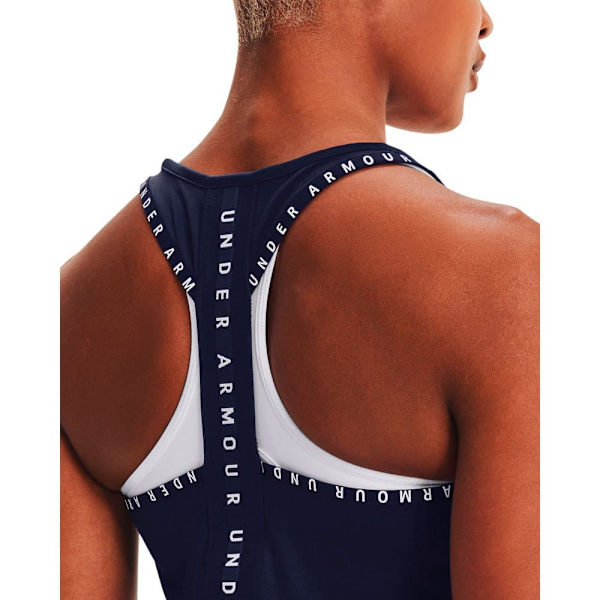 Under Armour Knockout ærmeløs T-shirt Blå L Kvinde