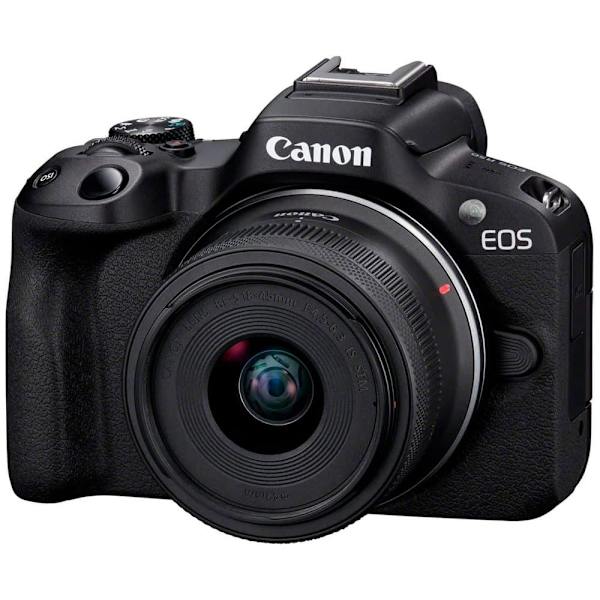 Canon Kompakt Kamera Eos R50 + Rf-s 18-45 Mm Sort Sort