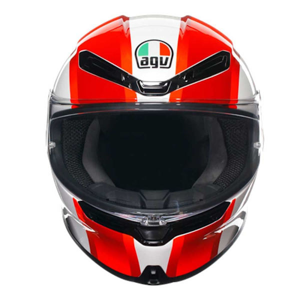 Agv Fullt Ansikte Hjälm K6 S E2206 Mplk Röd,Vit XL