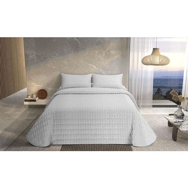 Pierre Cardin Bouti Täcke+kudde Vågor Vågor C-4 270x270 Cm
