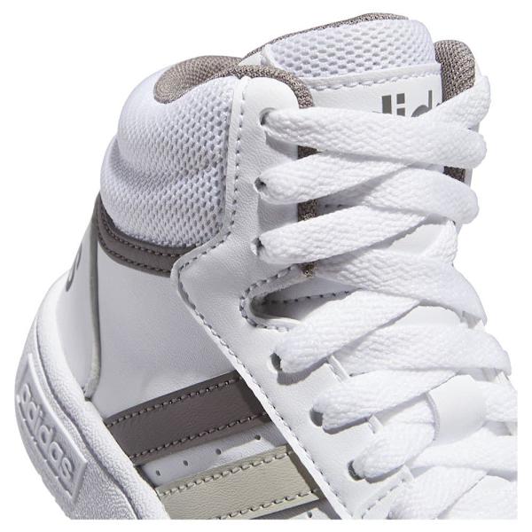 Adidas Hoops 3.0 Mid Skor Vit EU 30 1/2 Pojke