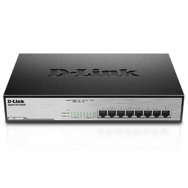 D-link 8-port Gigabit Max Poe Sort