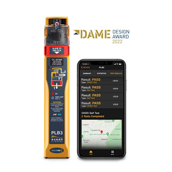 Ocean Signal Plb 3 Beacon Ais Rls Nfc Locator Beacon Ais Rls Nfc Mobil Forbindelse Gylden