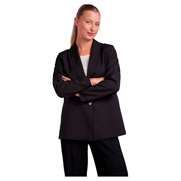 Pieces Blazer Size Loose Sort XS Kvinde