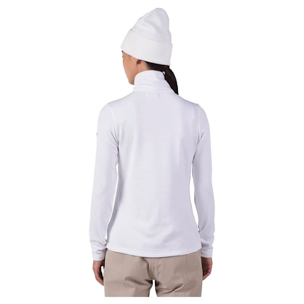 Rossignol Blackside Fleece Med Halv Dragkedja Vit L Kvinna