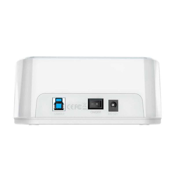 Aisens Dockningsstation För Hårddisk/ssd Asds-d02w Silver