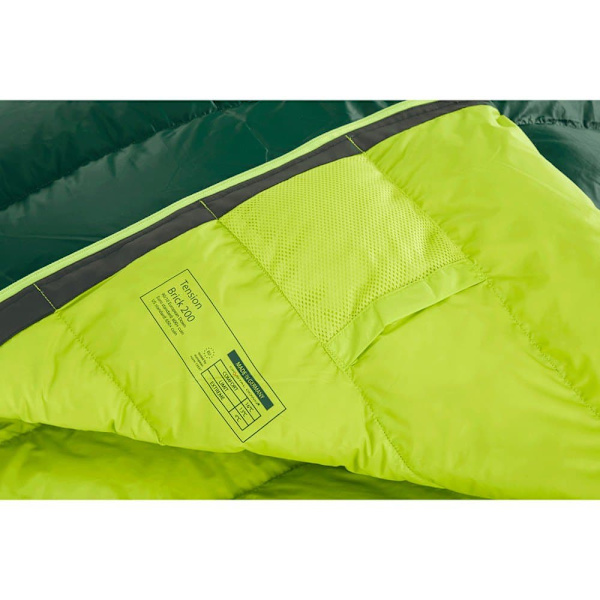 Nordisk Tension Brick 200 Grönt Regular / Left Zipper