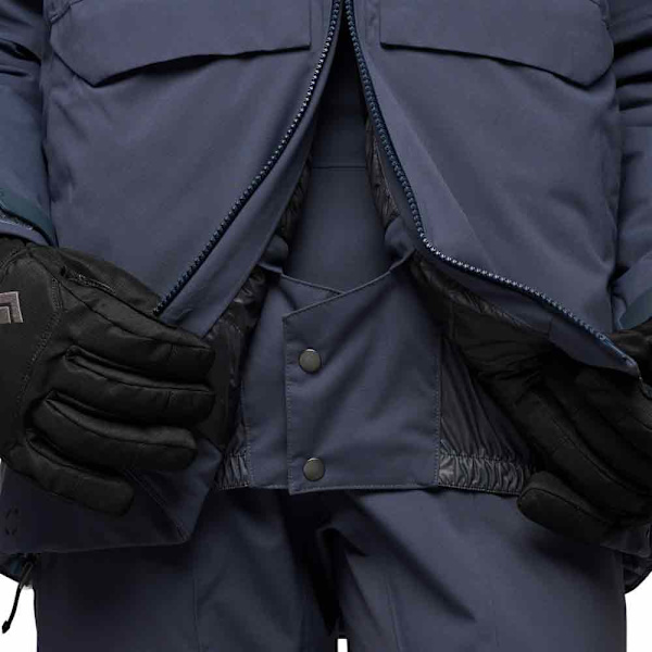 Black Diamond Factor Insulated Parka Grå L Kvinna